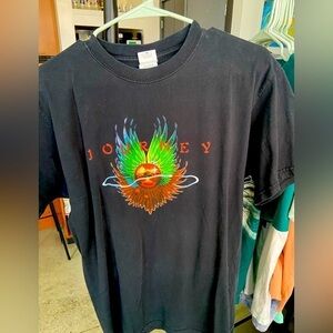 Vintage Journey tour/concert black t shirt Sz: L